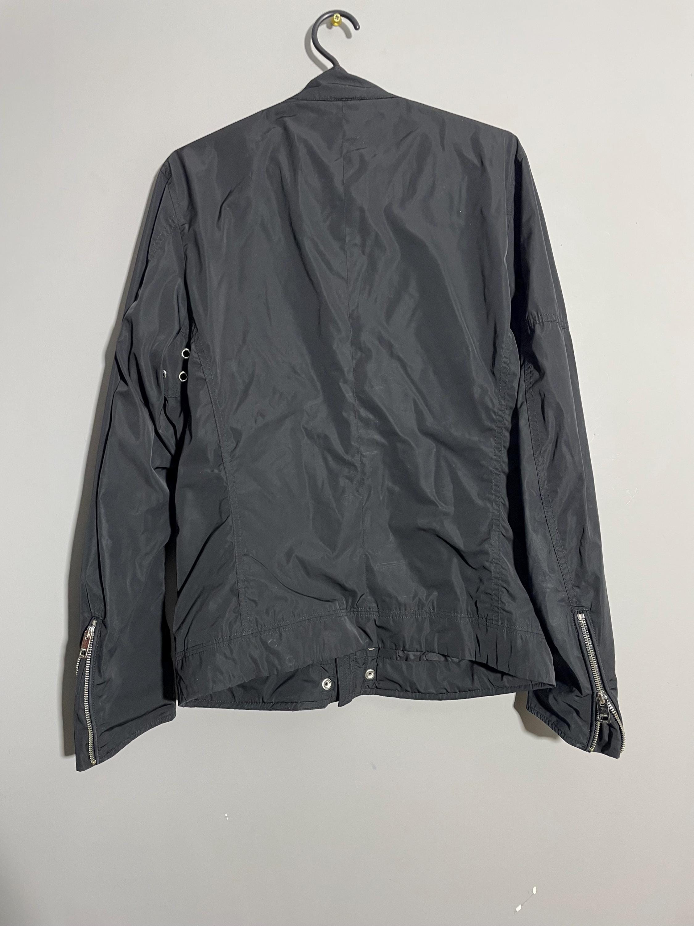 Y2K Diesel Black Nylon Multipocket Jacket Size M - Etsy