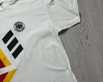 Vintage 1992-94 Adidas Germany Training Soccer T-shirt Football