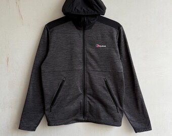 Berghaus Thraski Grey Fleeced Hooded Jacket size L