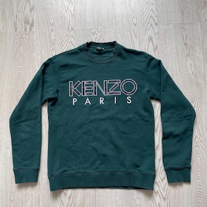 KENZO Paris big logo mens sweatshirt size XS