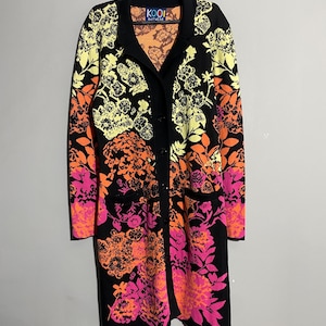 Kooi Knit Wool Cardigan Dresses Ivko Style Cardigan Knit Wool maxi lenght Dress