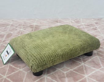 4 inch Handmade Footstool Low 11 cm - UK Made Compact Foot Rest