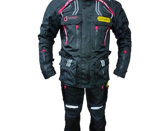 Traje de moto Cordura: equipo de conducción impermeable para todas las estaciones con protección CE