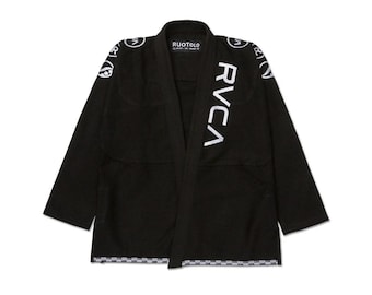 Gi de BJJ Shoyoroll RVCA x Roots: uniforme ligero de jiu-jitsu con bolsa