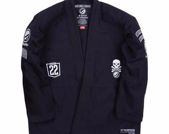 Kimono Shoyoroll BJJ: Lote 66, Proyecto Misión 22, tejido Pearl Weave de 450 g/m²