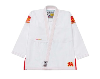 Kimono Shoyoroll BJJ: Lote 146, Kimono retro STAR negro - Ligero, 450 g/m²