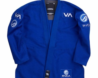 Kimono de Jiu-Jitsu RVCA V2 BJJ, lote 60: 450 GSM con bolsa.