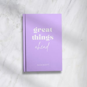 Personalized Purple Undated Daily Planner l To-Do Lists, Tasks and Goals l All-In-One Planner l Productive Planner l Custom planner-gift