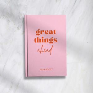 Personalized Pink & Red Undated Daily Planner l To-Do Lists, Tasks and Goals l All-In-One Planner l Productive Planner l Custom planner-gift