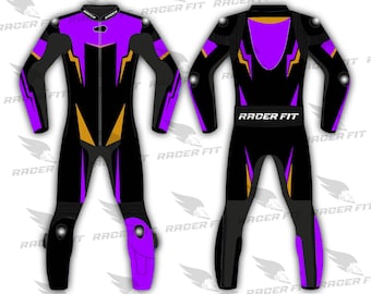 Motorbike Racing Leather Suit - Free Customization , CE Marked Protection