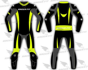 Motorbike Racing Leather Suit - Free Customization , CE Marked Protection