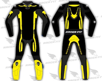 Motorbike Racing Leather Suit - Free Customization , CE Marked Protection