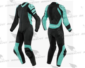 Leather Motorcycle Women Racing Suit - Free Customization , CE Marked-Protection