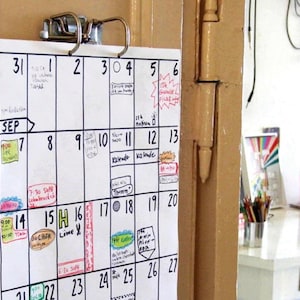 wall calendar 2026 (18 months)