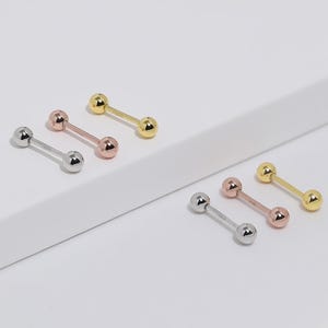 Simple Ball Screw Back Earrings, 925 Sterling Silver Safety Ball Back Comfort Sleep-On Water Safe Minimalist Stud Earrings Men Women Unisex