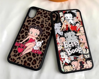 Cartoon Girl Case for iPhone 16 Pro, 15, 14, 13, 12, Samsung S23, S24FE, S25, A16, Pixel 9 Pro, 8A