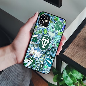 Tulane Collage Case for iPhone 16 Pro, 15, 14, 13, 12, Samsung S23, S24FE, S25, A16, Pixel 9 Pro, 8A
