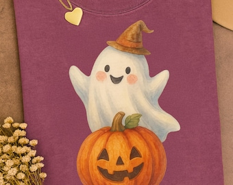 Cute Funny Ghost Pumpkin Halloween Png, Cute Ghost Pumpkin Halloween Png, Funny Ghost Halloween PNG, Bougie Ghost, Spooky Season Printable