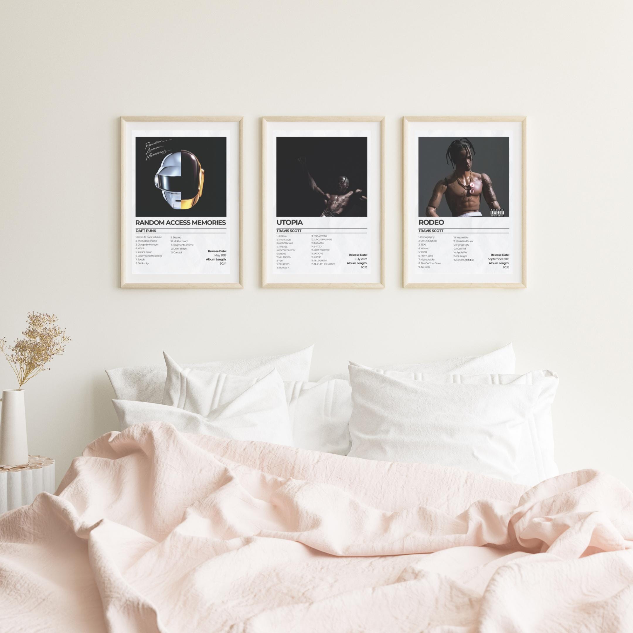 Custom Set of 3 Album Posters, Printable Album Posters, Set of 3 Album ...