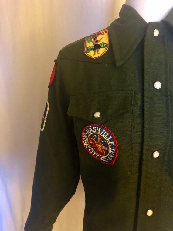 Vintage Vtg 70s Patch Patchwork Jacket
