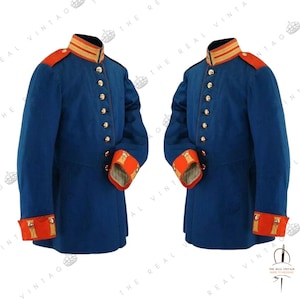 Regiment Jacket Officer Tunic – Custom Military Jacket – Imperial Regiment Uniform – Vintage Historical Costume Tailored Military Style Coat