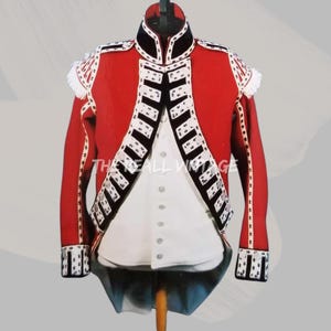 British Royal Newfoundland Regiment Drummer Uniform | Historical Redcoat Military Jacket | 18th Century Reenactment Costume | British War