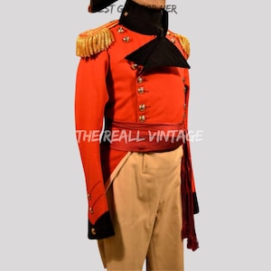 British Brigadier General Napoleonic War Jacket | 1810s Military Coat | Historical Reenactment Uniform, British Army Costume Napoleonic Coat