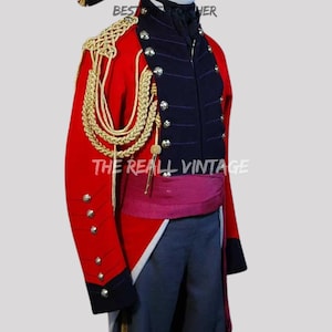 British Lieutenant-General Military Uniform Replica – Historical Costume for Reenactment & Cosplay | Napoleonic War jacket | British Coats
