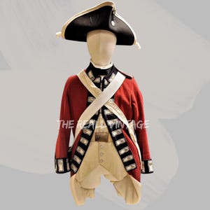 7th Regiment of Foot British Uniform | Royal Fusiliers 1778 Red Wool Coat | Historical Military Reenactment Jacket | Royal Fusiliers