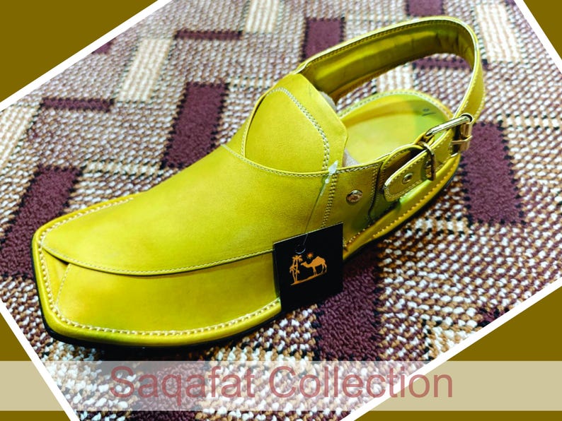 Navy Green Chappal | Peshawari Chappal | Charsadda Chappal | Men's Sandal | Special Peshawari Chappal | Afghani Chappal image 6