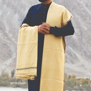 Afghan shawl for men and women | afghani chadar | swati chadar | Kashmiri shawl | Handmade Pure Wool Shawl | Patu Shawl