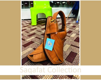 Handmade Peshawari Chappal for Men | Men Sandal Traditional | Soft Sole Chappal | Traditional Peshawari Chappal | Brown Sandals