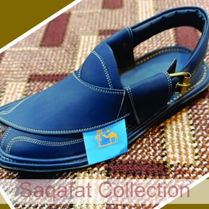 Navy Green Chappal | Peshawari Chappal | Charsadda Chappal | Men's Sandal | Special Peshawari Chappal | Afghani Chappal image 5