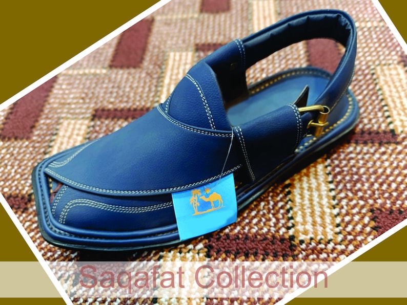 Navy Green Chappal | Peshawari Chappal | Charsadda Chappal | Men's Sandal | Special Peshawari Chappal | Afghani Chappal image 5