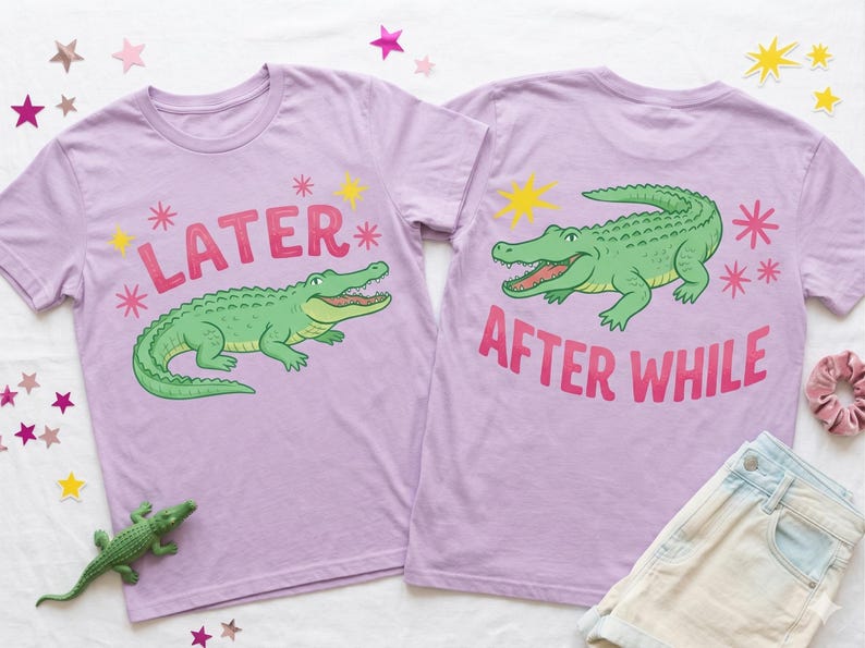 Later Gator PNG, After While Crocodile PNG, Funny PNG, Trending Png, Girly Png, Alligator Png, Funny Saying Png, Cute Gator Png, image 6