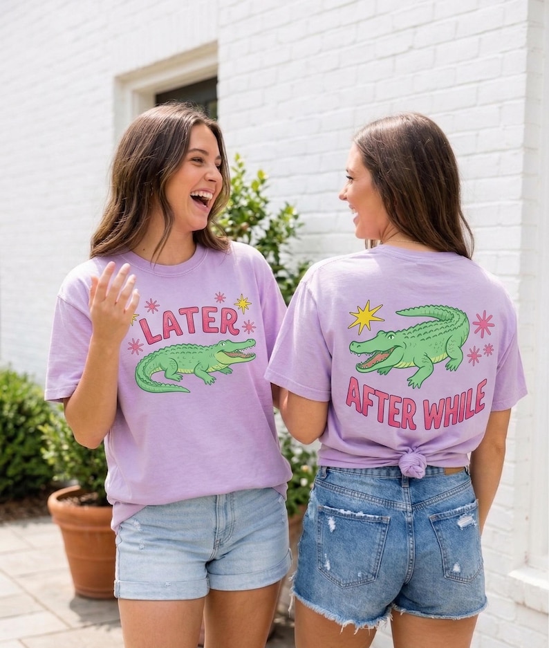 Later Gator PNG, After While Crocodile PNG, Funny PNG, Trending Png, Girly Png, Alligator Png, Funny Saying Png, Cute Gator Png, image 1