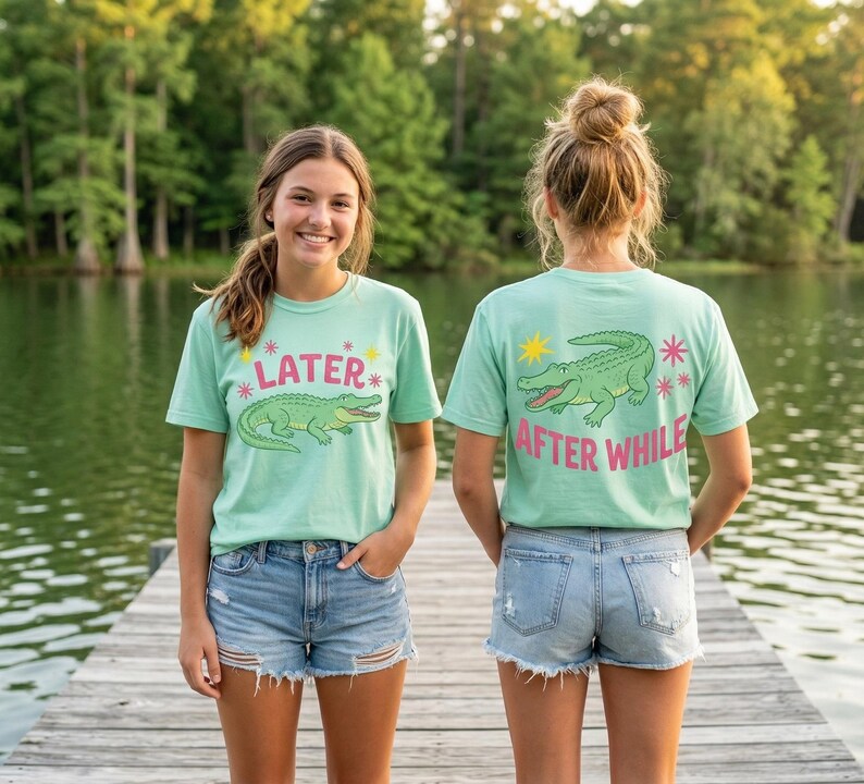 Later Gator PNG, After While Crocodile PNG, Funny PNG, Trending Png, Girly Png, Alligator Png, Funny Saying Png, Cute Gator Png, image 3