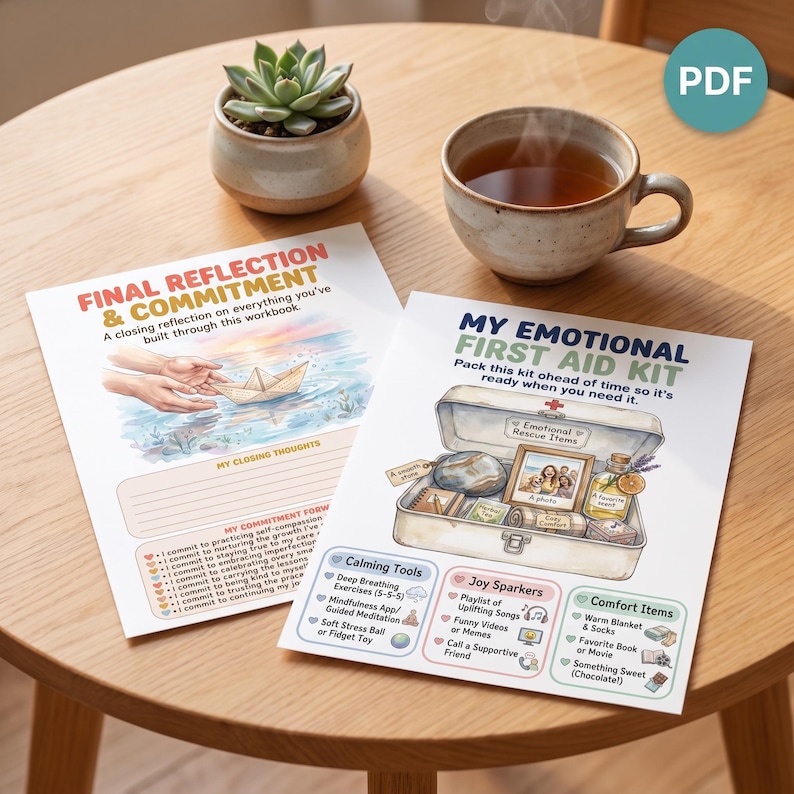 Emotion Regulation Kit Cahier d'exercices de régulation émotionnelle (65 pages), techniques d ...