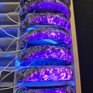Authentic 100% Natural Flame Yooperlite Crystal Gemstone Quartz Bangle Bracelet Unisex Men Woman