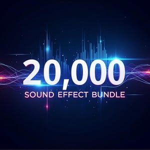 20,000+ Pro Sound Effects Bundle | Audio Essentials for Video Editing & Content Creation | PLR, MRR, Resell Rights