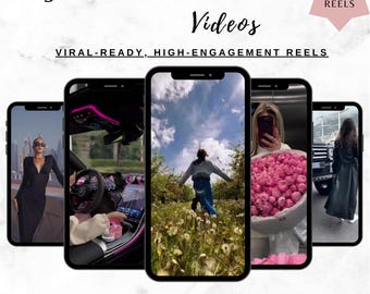 5060 Aesthetic Faceless Reels & Posts | Editable Canva Templates | Instagram, TikTok, YouTube Shorts | Social Media Video Templates