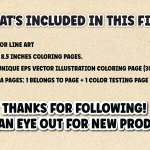 Puede incluir: Una lista de descarga digital para m&aacute;s de 95 p&aacute;ginas para colorear &uacute;nicas con ilustraciones vectoriales. Las p&aacute;ginas miden 8,5 x 8,5 pulgadas y 300 DPI. La lista tambi&eacute;n incluye arte de l&iacute;nea vectorial y p&aacute;ginas adicionales, como una p&aacute;gina de prueba de color.