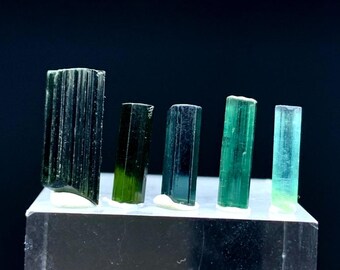 ブルーインディコライトトルマリン結晶：アフガニスタン産原石、32.15