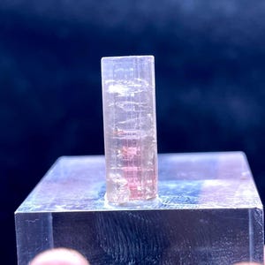 Natural Bi-color Tourmaline crystal, Tiny but mighty, Bi-color Tourmaline- rare, raw, and radiant. Add this gem to your crystal collection.