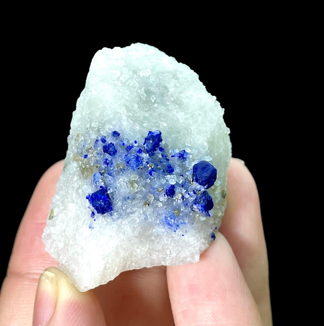 Beautiful Stunning Blue Lazurite Specimen With Pyrite. From Afghanistan ...