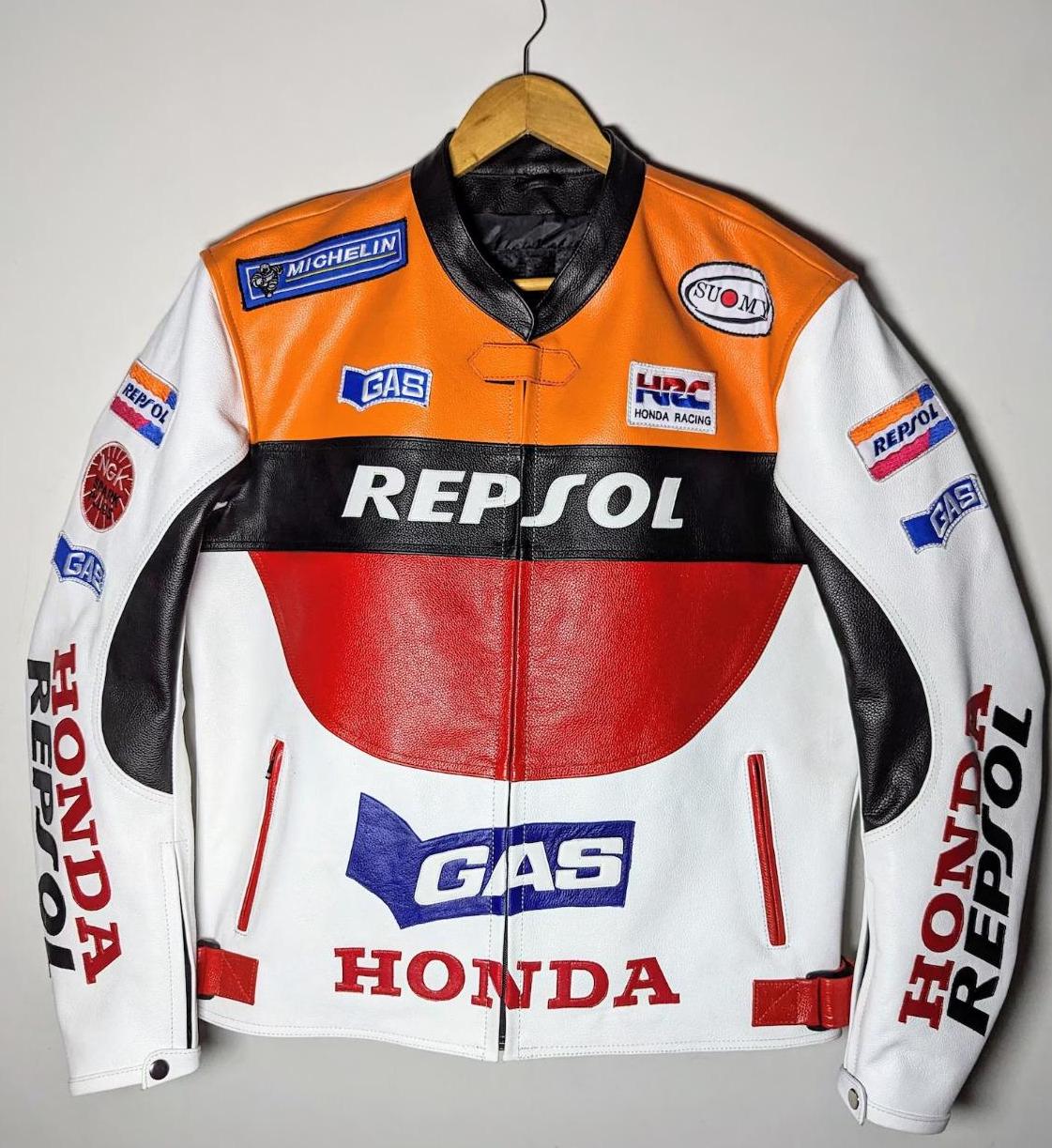 HONDA H-LIFE ジャケット Lサイズ ベージュ/ブラック REPSOL