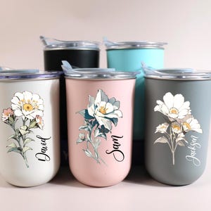 Personalized Stainless Steel Tumblers | Custom Insulated Travel Mugs | Unique Customizable Gifts for Any Occasion