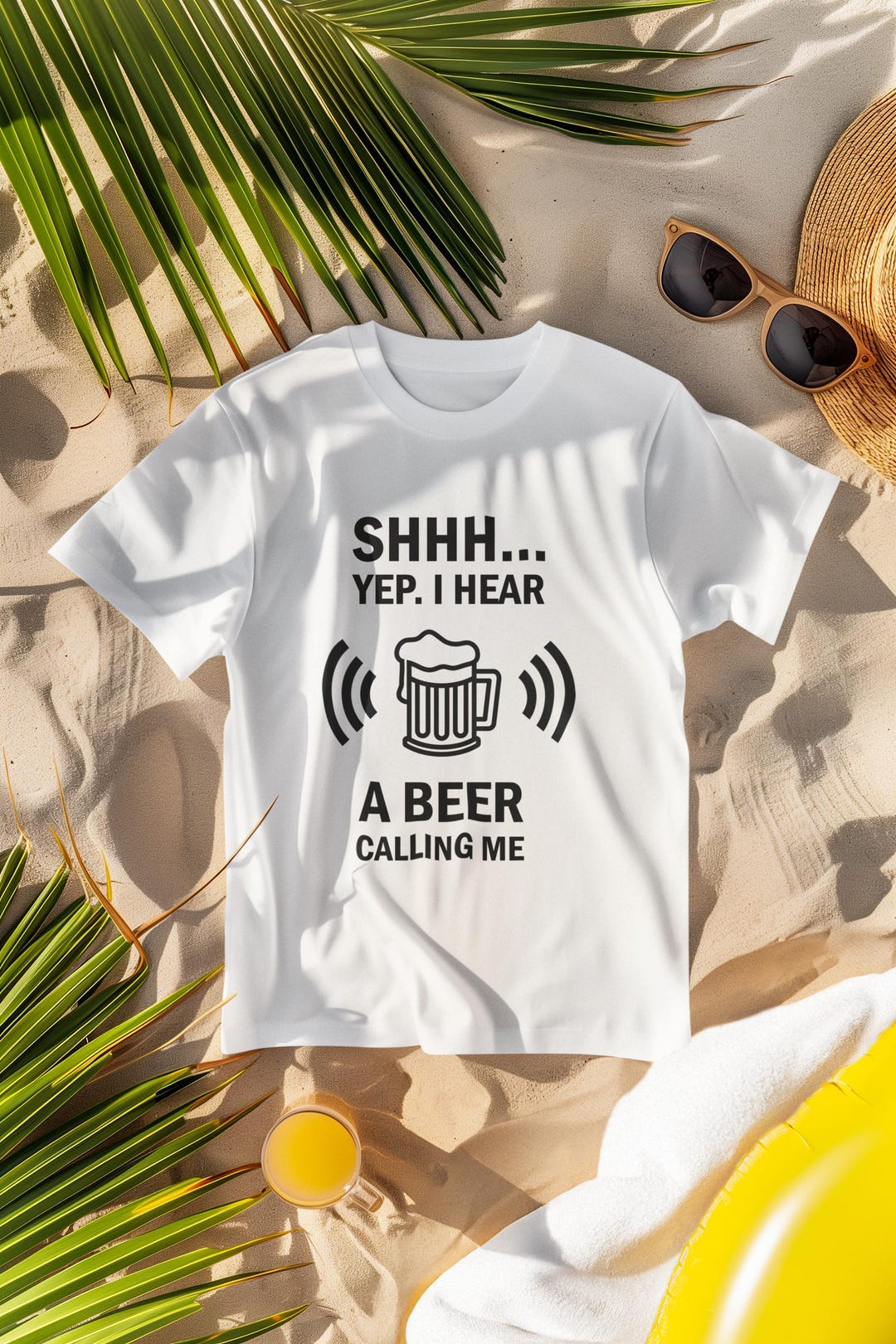 Funny Beer Shirt Shhh I Hear a Beer Calling Me, Beer Lover Gift ...