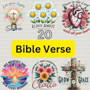 Bibel Verse Sublimation SVG | Christliches SVG-Bundle | Religiöses SVG | Schrift Herz | Jesus Herz | Glaube SVG | Gesegnete SVG | Bibel Zitate