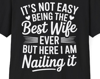 T-shirt drôle de femme - T-shirt graphique Wife Ever